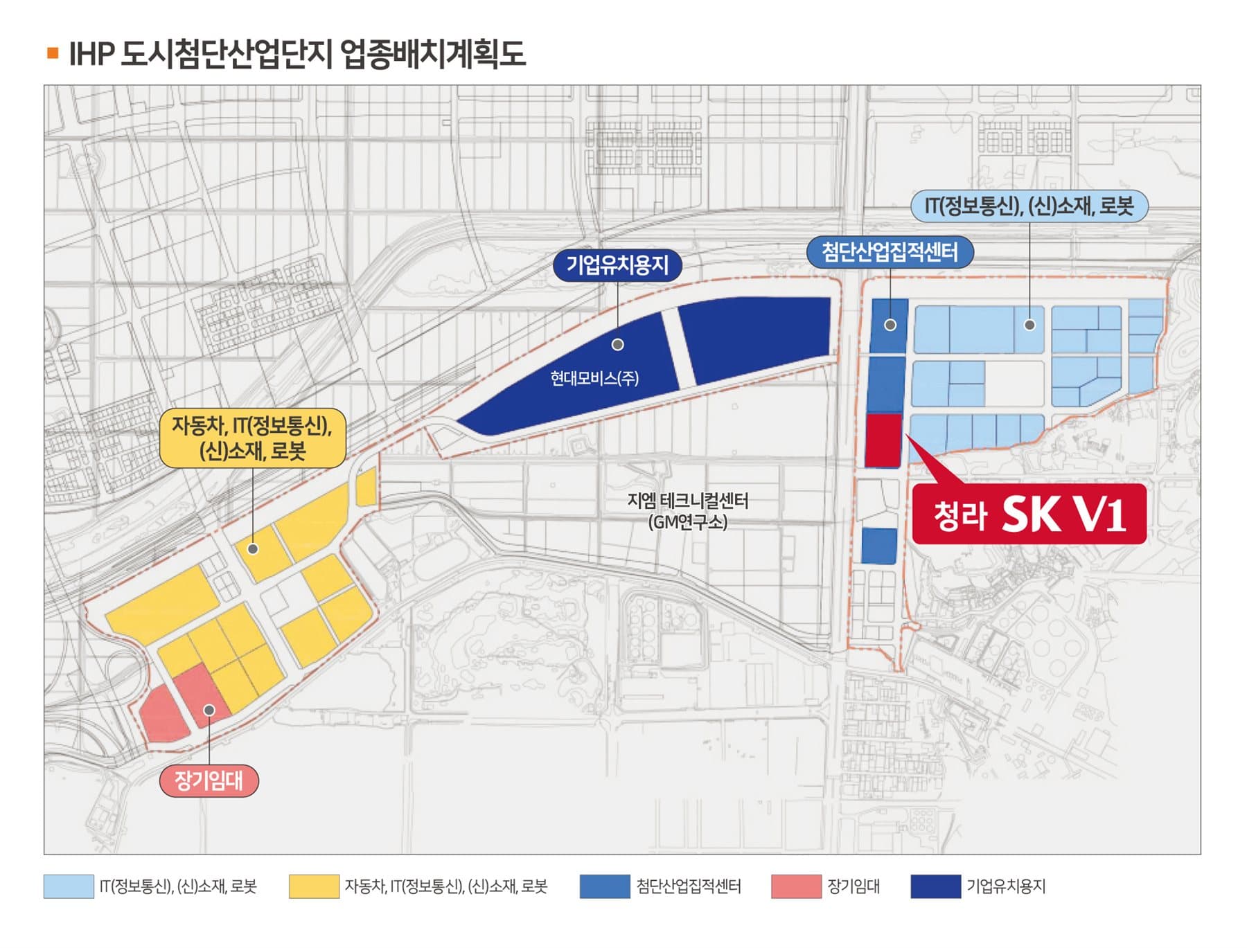IHP 산단 업종배치도
